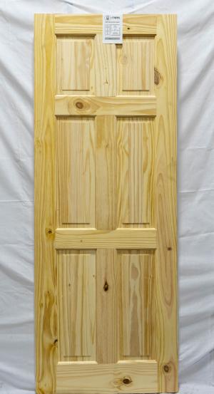 28X80 6P KNOTTY PINE DOOR