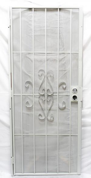 36X80 WHITE METAL SCREEN DOOR