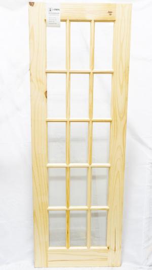 24"x 80" Full French Pine door