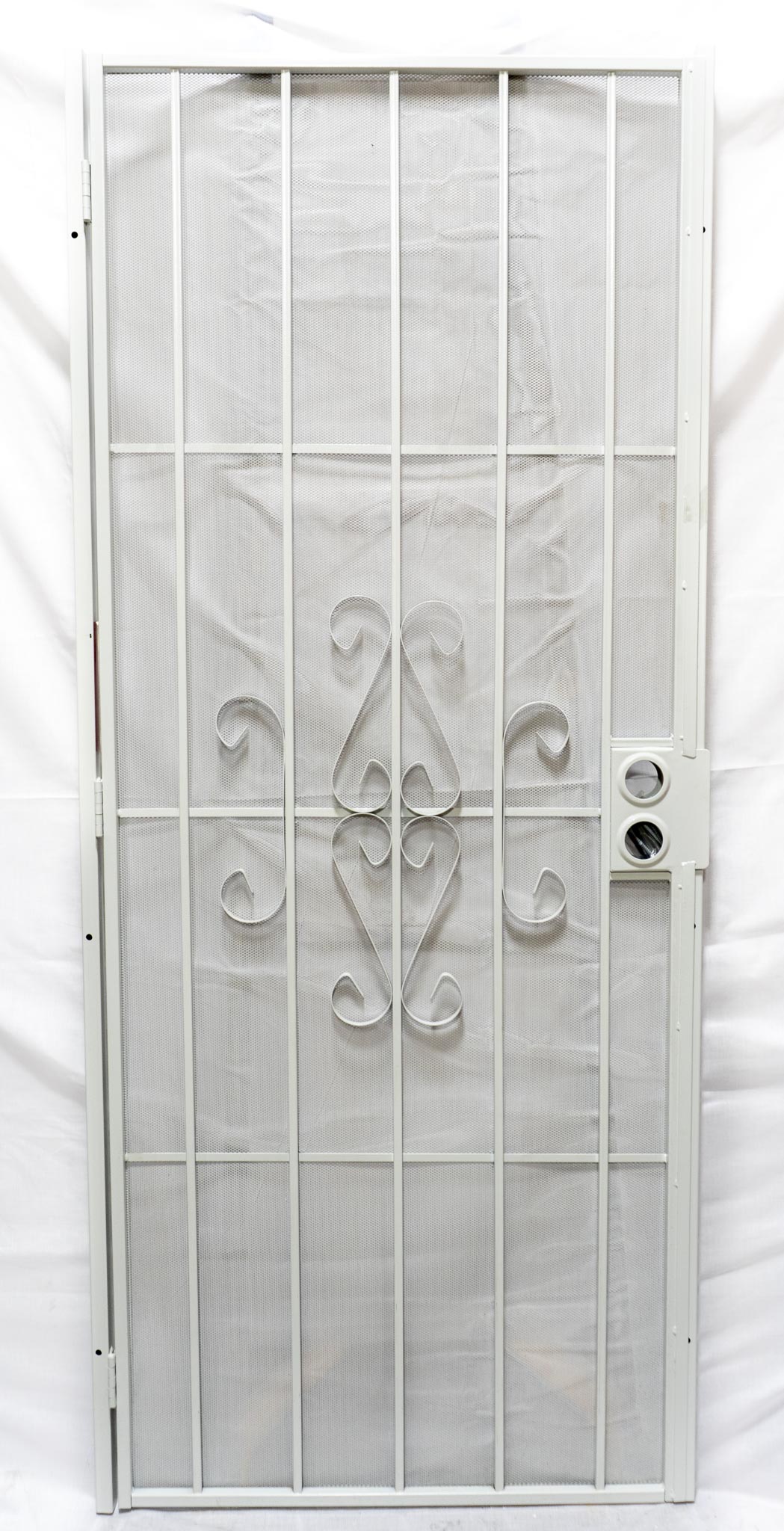 32X80 WHITE METAL SCREEN DOOR