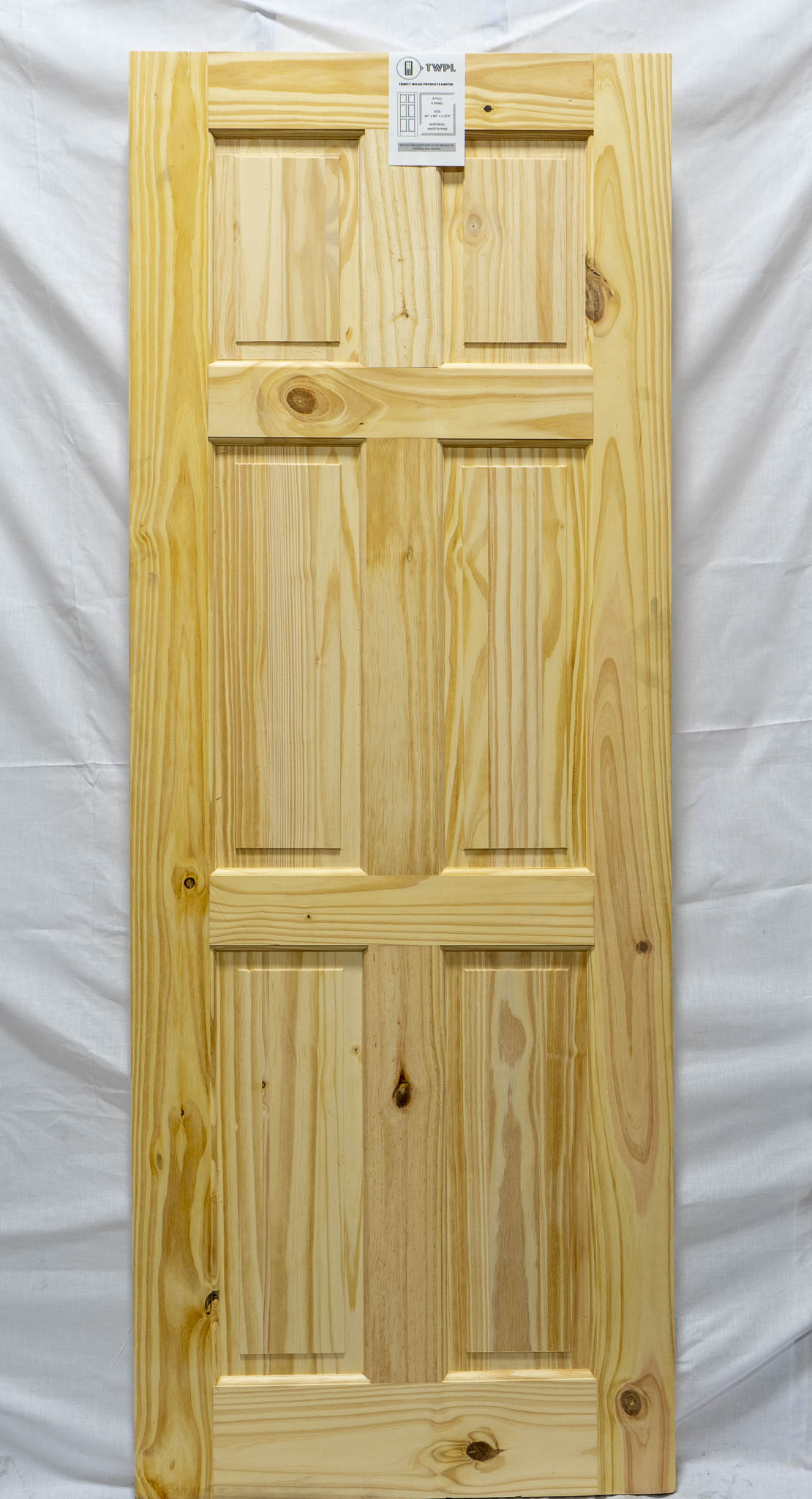 24X80 6P KNOTTY PINE DOOR
