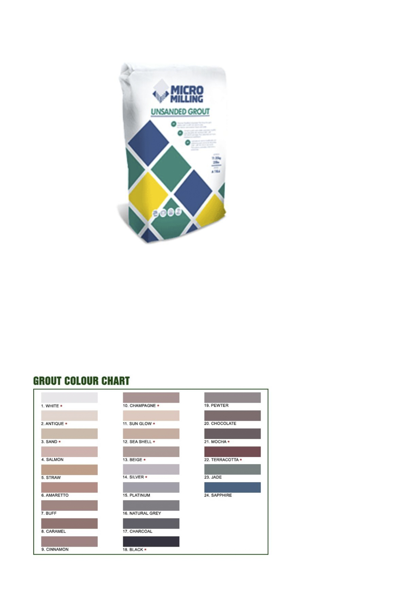 5LB CHAMPAGNE UNSANDED GROUT