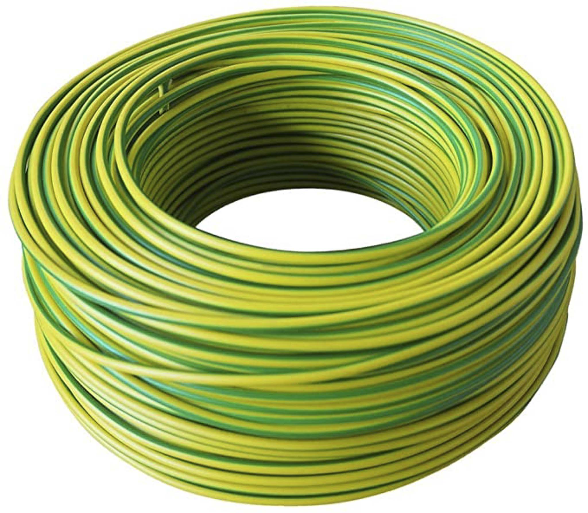 1.5MM SNGLE CORE GRN/YL CABLE