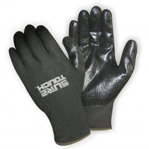 Black Pol.Knt Nitrile Plm L
