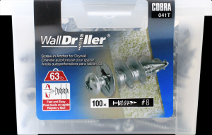 #8 WALLDRILLER ZINC + SCREW