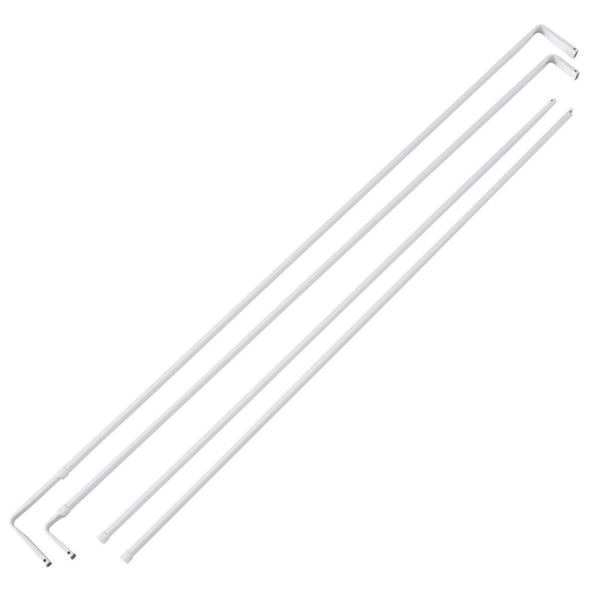 CURTAIN ROD DBL P-LOCK 84-120"