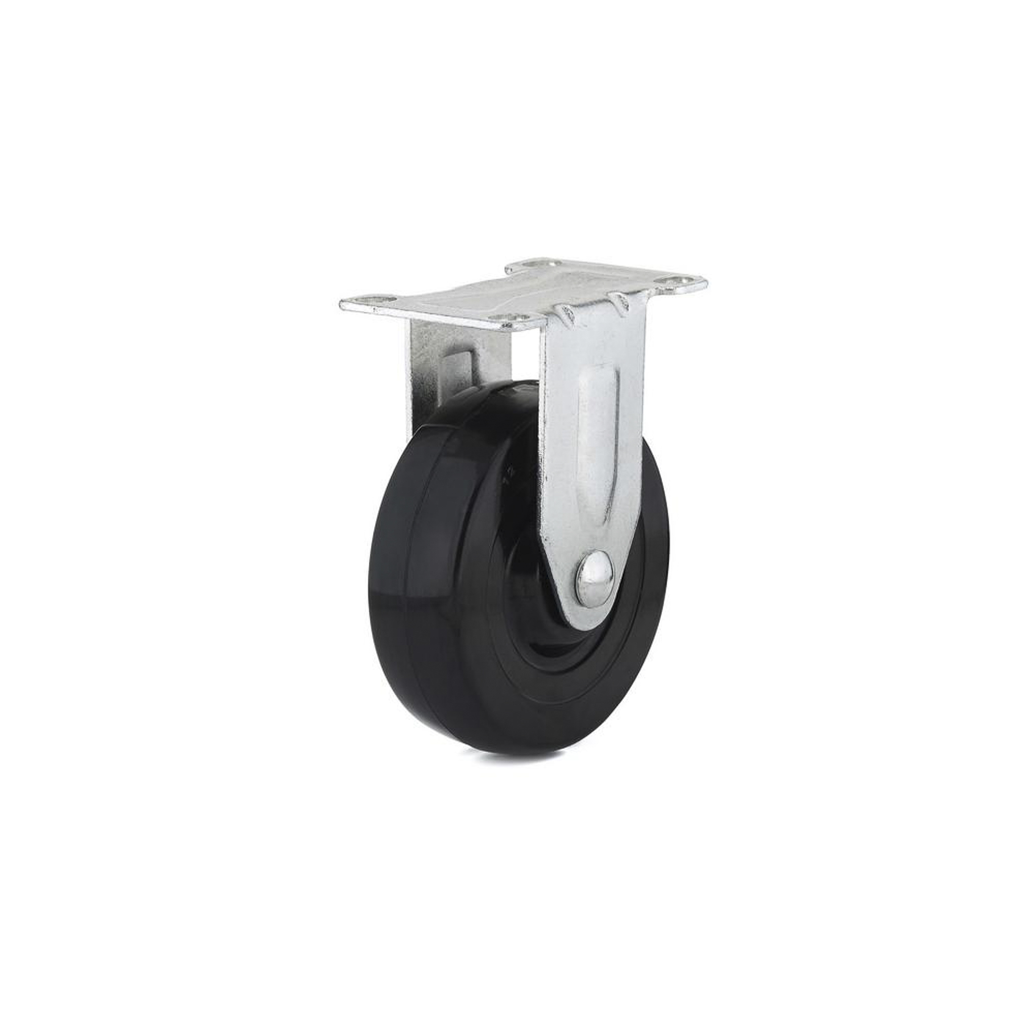 Caster Rubber 4" Rigid