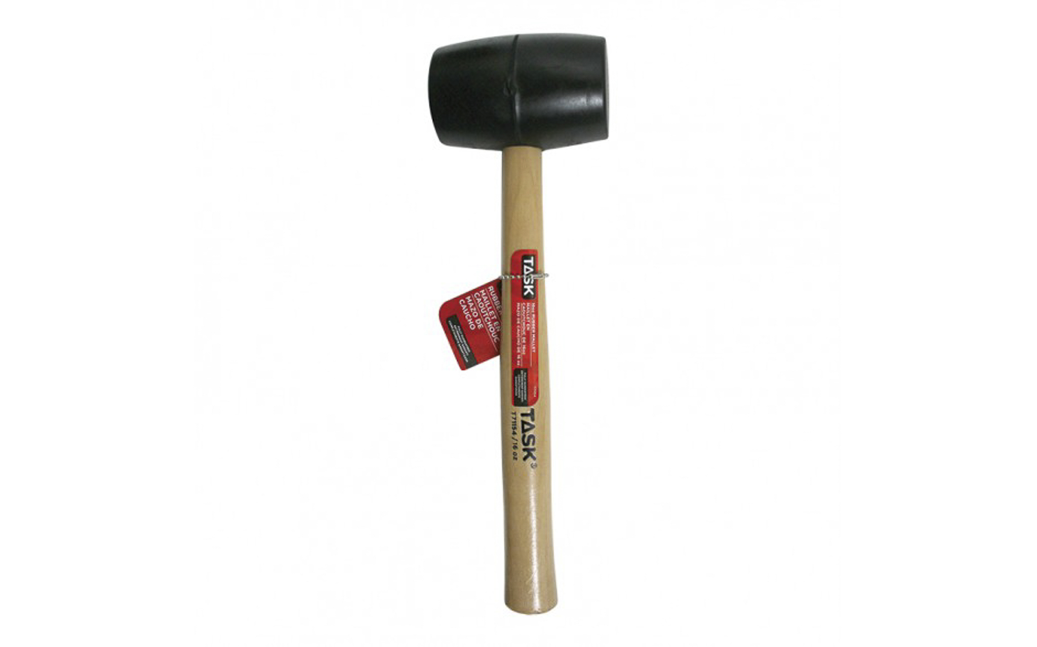 16OZ BLK HEAD RUBER MALLET