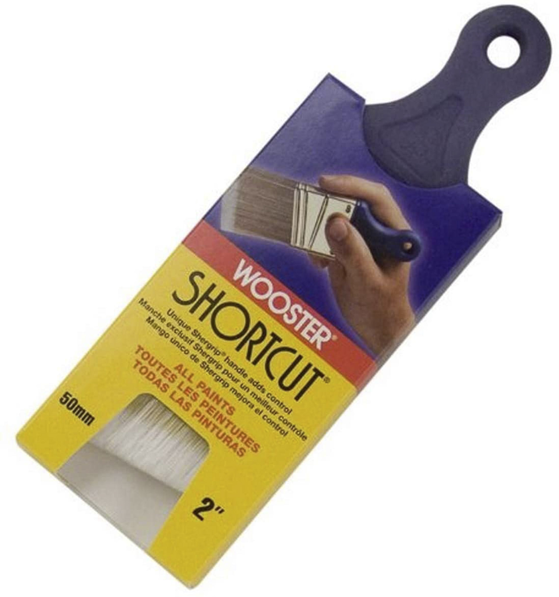 2" Ang Cont Paint Brush