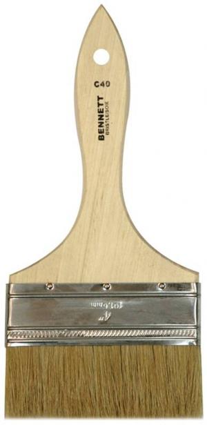 Chip Brush, Wht 4"