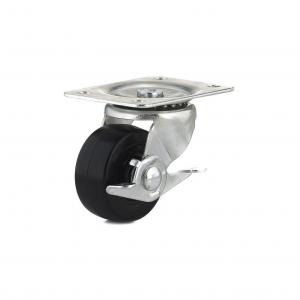 Caster Rubber 2.5" Swvl w/ Brake