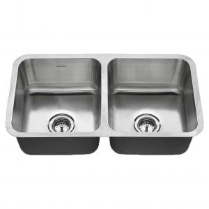 S.S Sink UND DBL 18G 32X18X9"