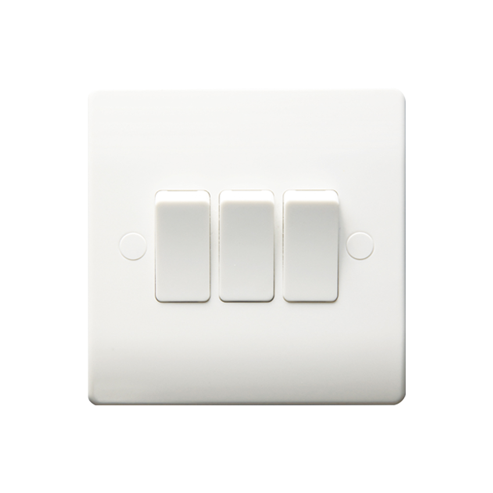 3 Gng 2 Way Switch Round Edge