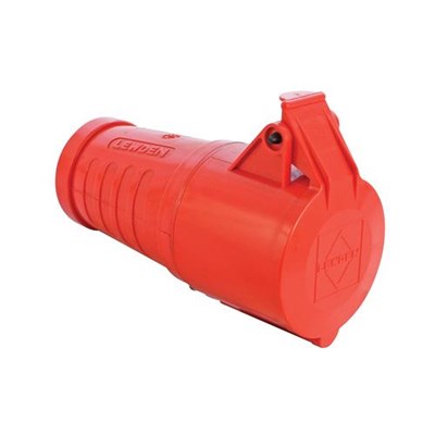 32A POLE CONNECTOR RED