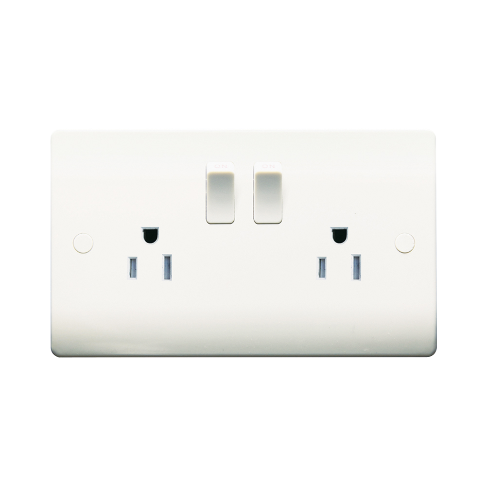 2 GANG 110V SOCKET