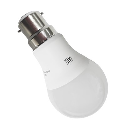 7W B22 PLASTIC ALU BULB 2PK