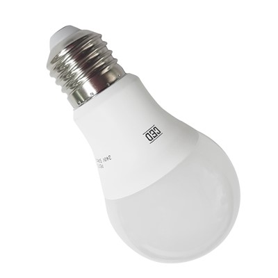 6.5W E27 PASTIC ALU BULB 2PK