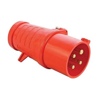 32A POLE PLUG RED