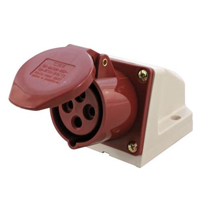 INDUSTRIAL PLUG & SOCKET RED