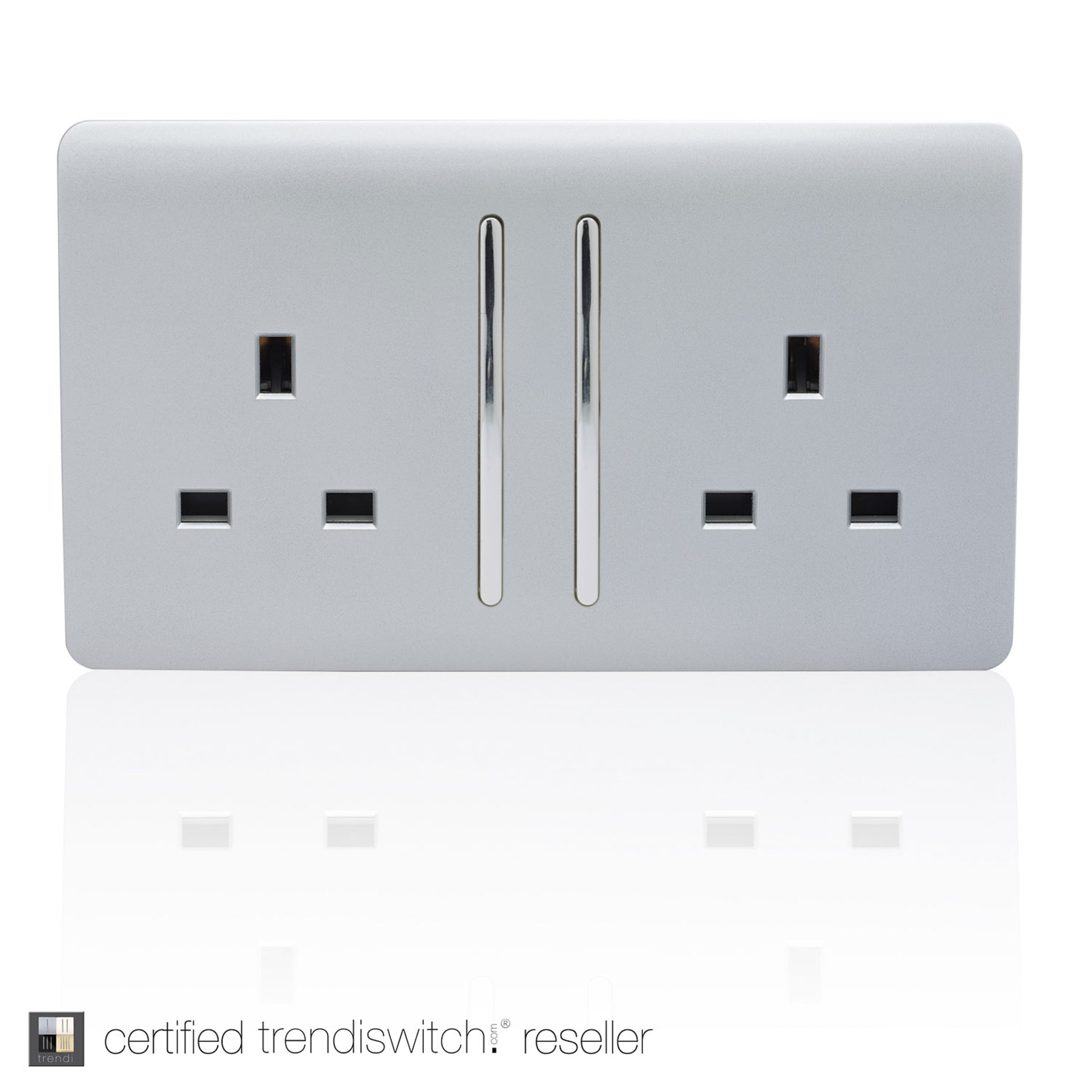 13A DOUBLE SOCKET WHITE
