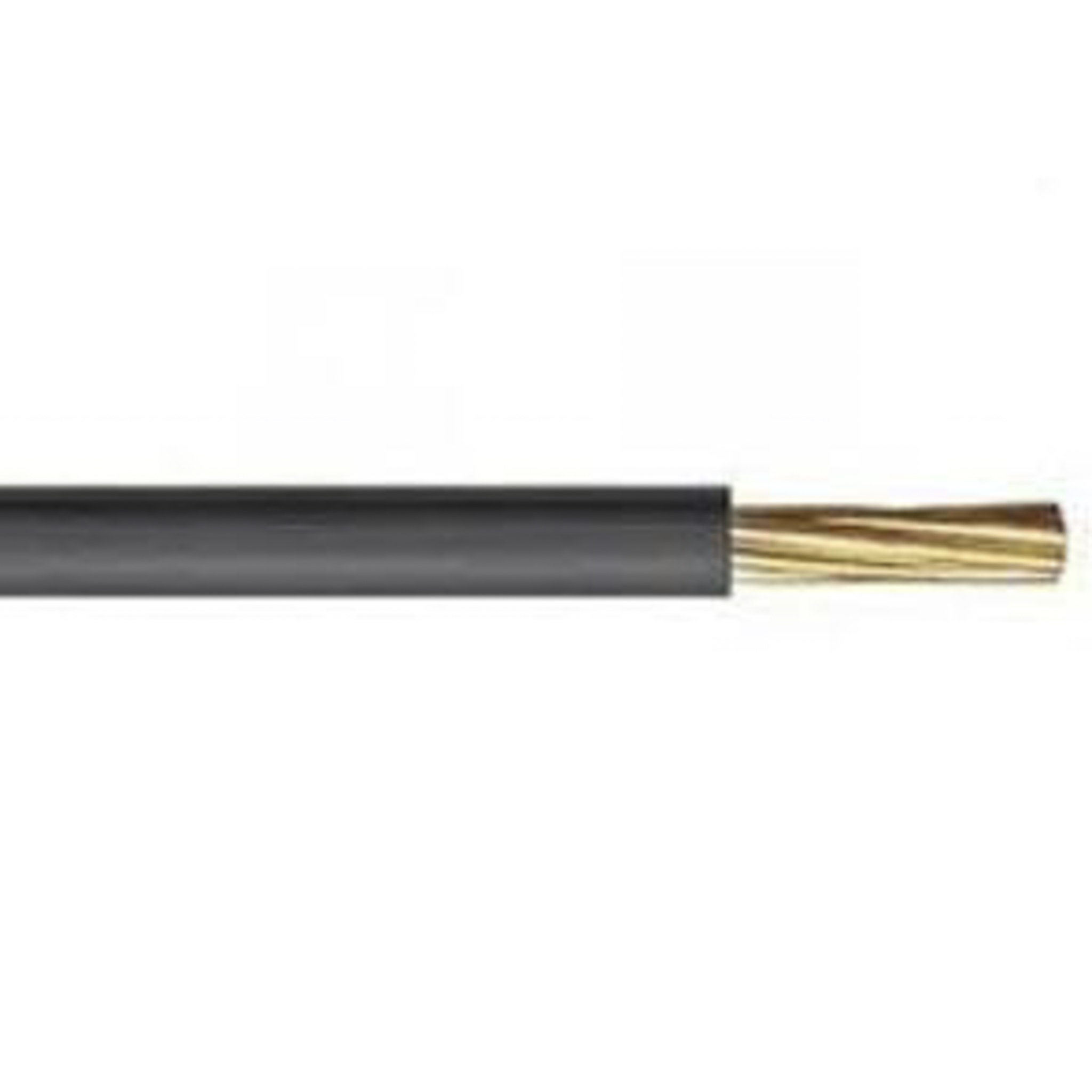 4mm single Strand Cable BLACK