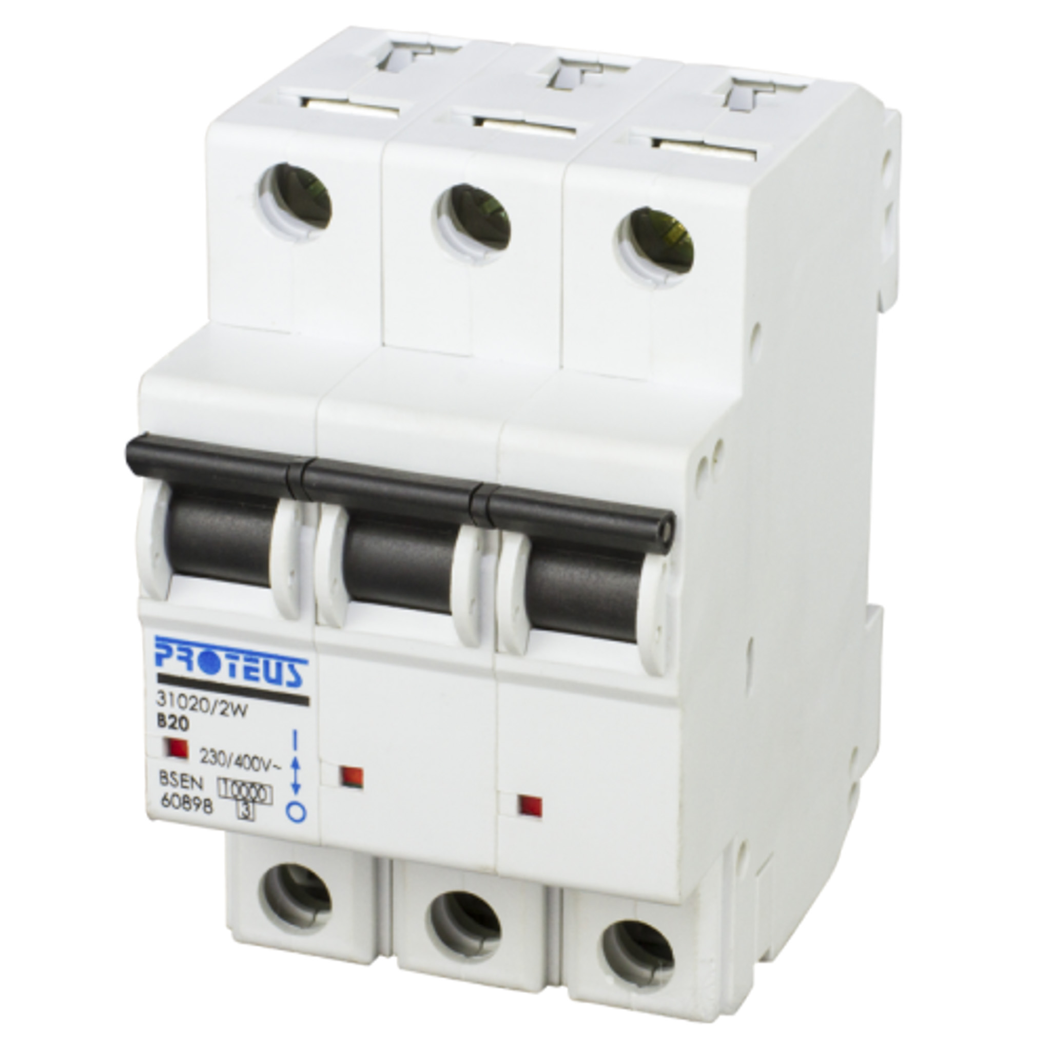 20A TP BREAKER D TYPE