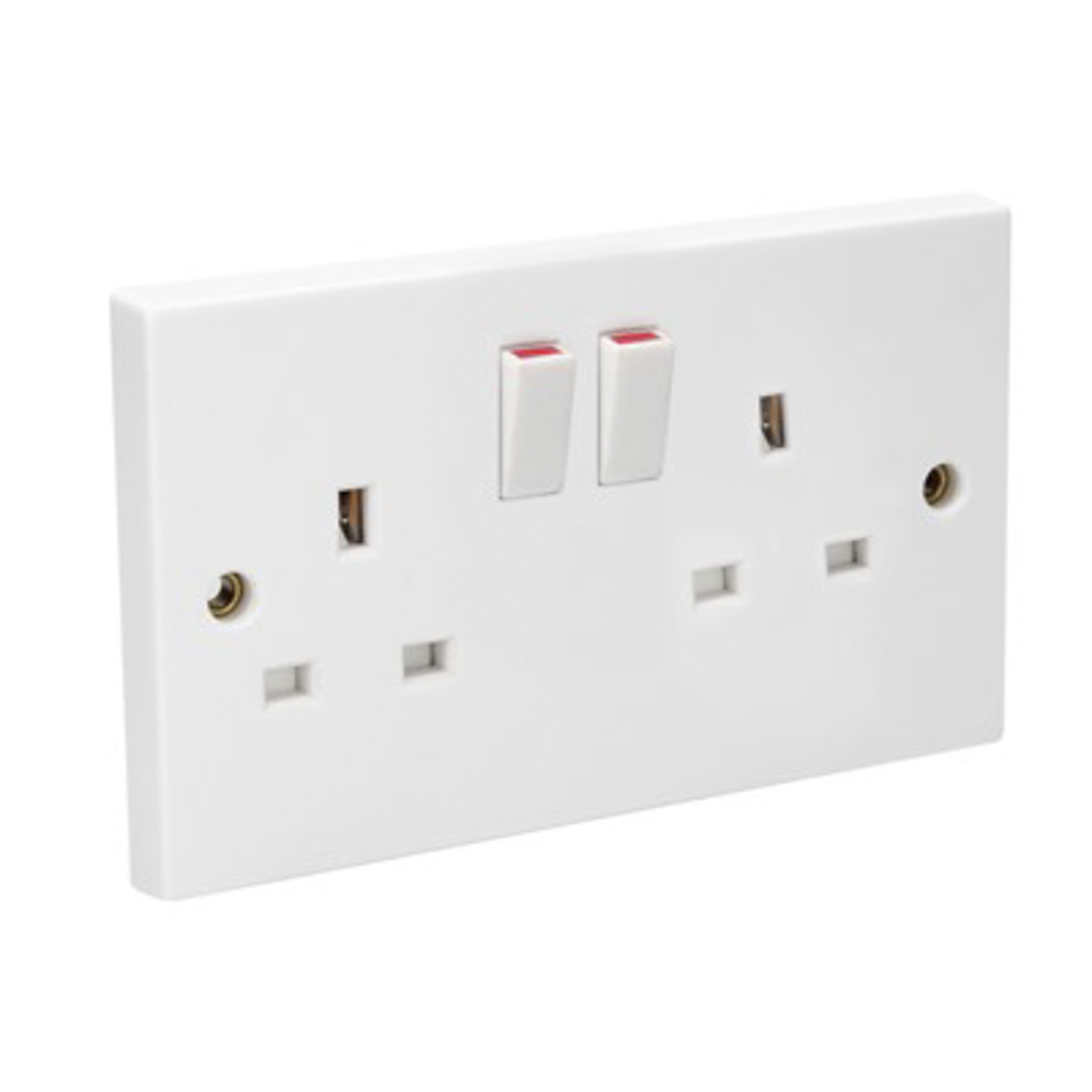 13A 2 GANG SWITCHED SOCKET