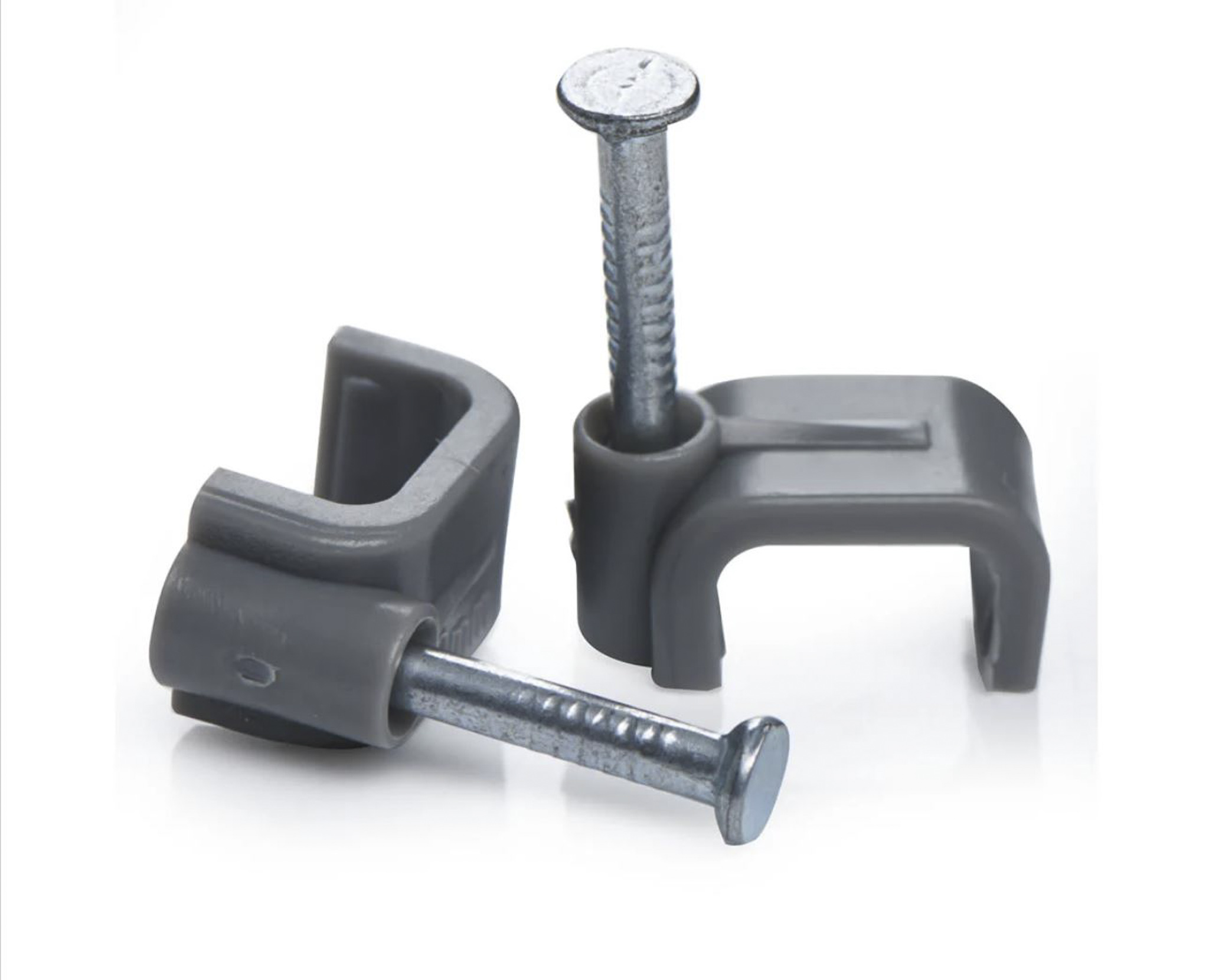 4mm T & E Cable Clips  Grey