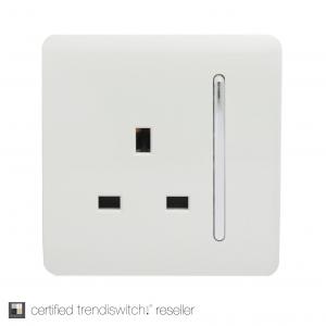 1 GANG SOCKET WHITE