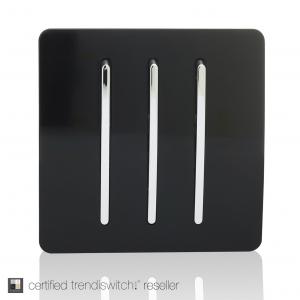 3 GANG 2 WAY PLATESWITCH BLACK
