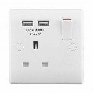 13A Single Socket w/uSB