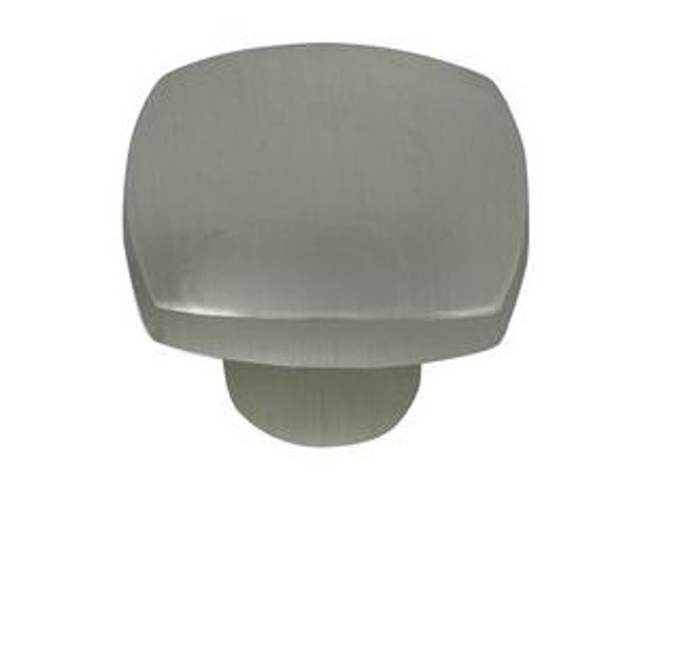 1 1/2" Square Knob- Satin
