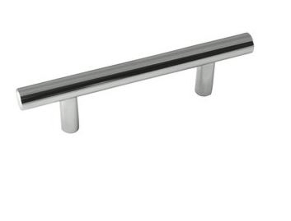 3" CHROME T-Bar Pull MELROSE