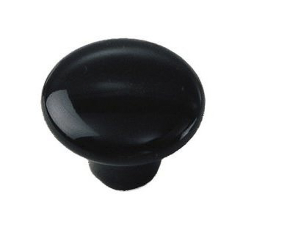 1 1/2'' BLACK CERAMIC KNOB