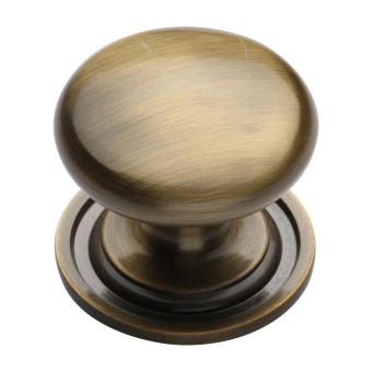 KNOB, ANTIQUE BRASS 38MM