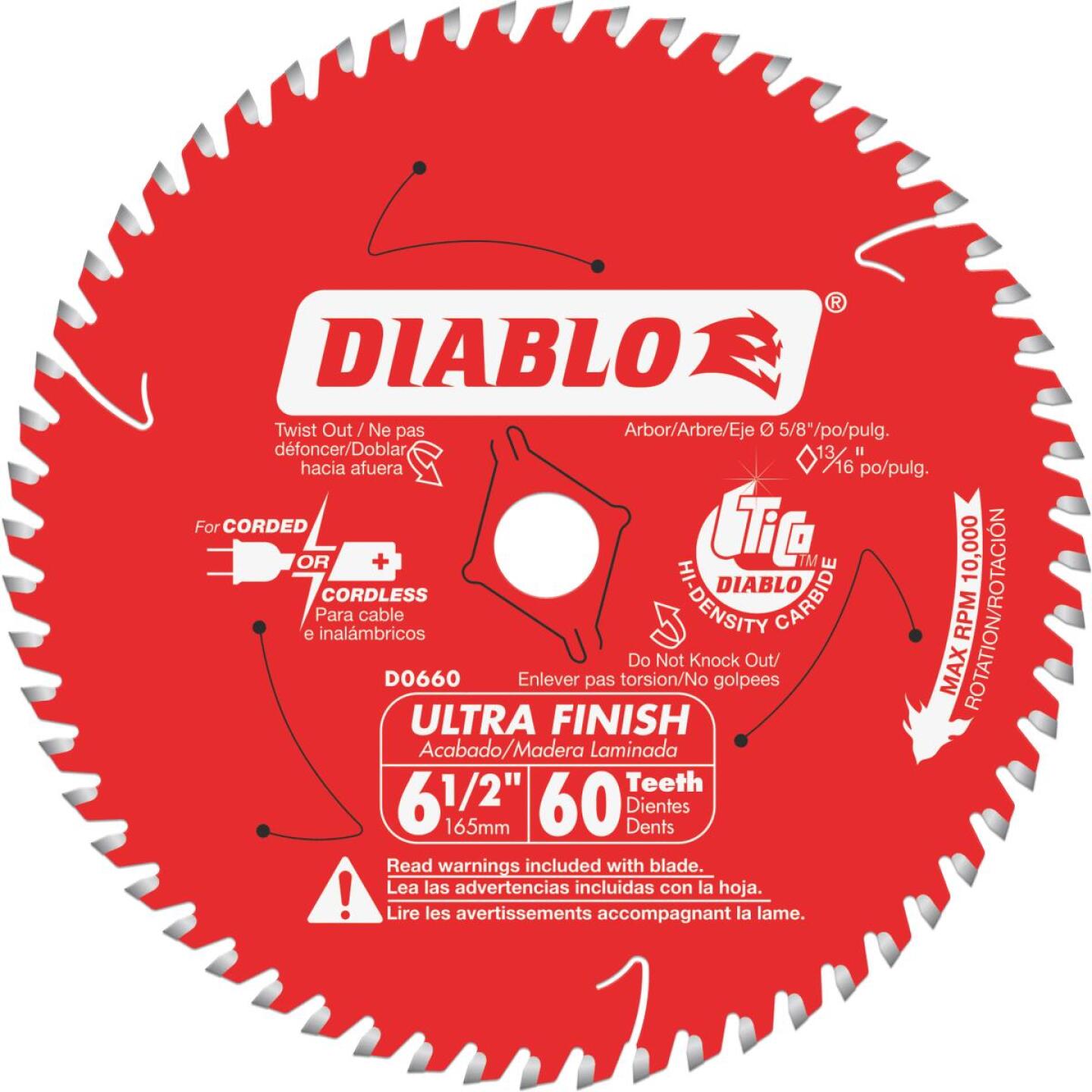 BLK6-1/2 60 DIABLO BLADE