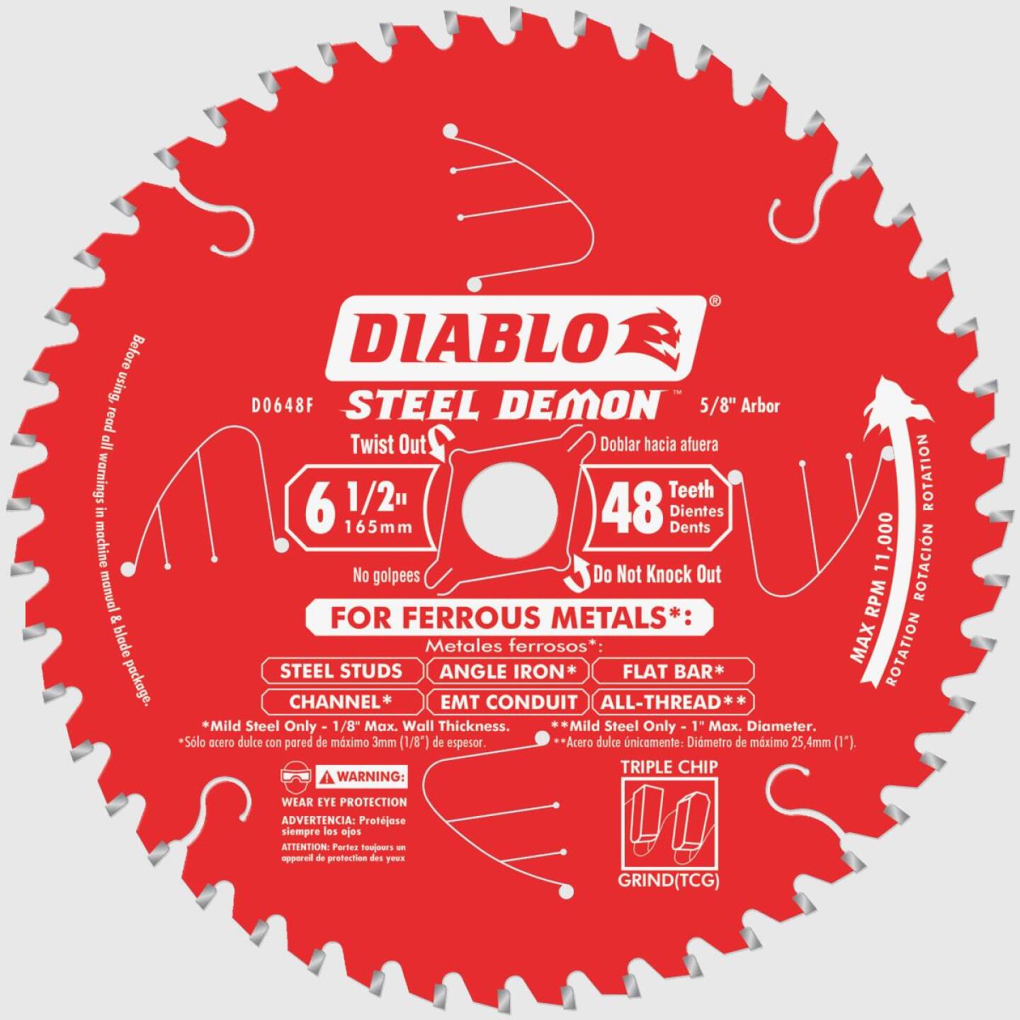 6-1/2"X48T ST BLADE BULK