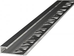 3/8-10MM BULLNOSE 8FT BRIGHT TILE EDGE