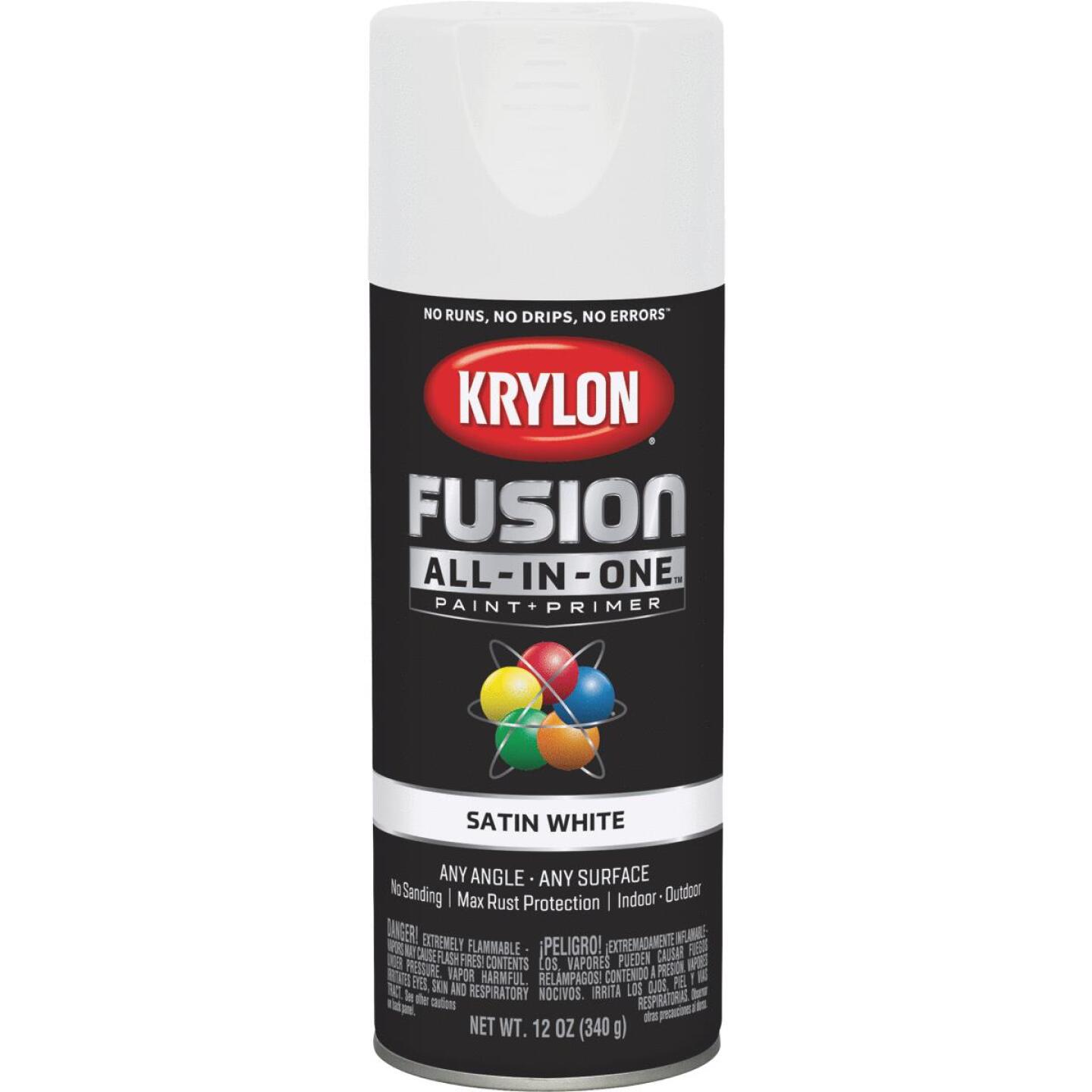 12OZ SATIN WHITE SPRAY PAINT