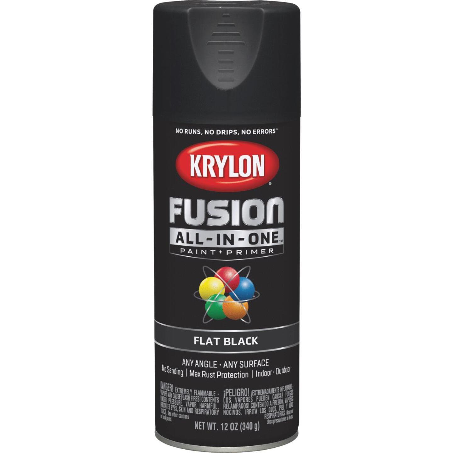12OZ FLAT BLACK SPRAY PAINT