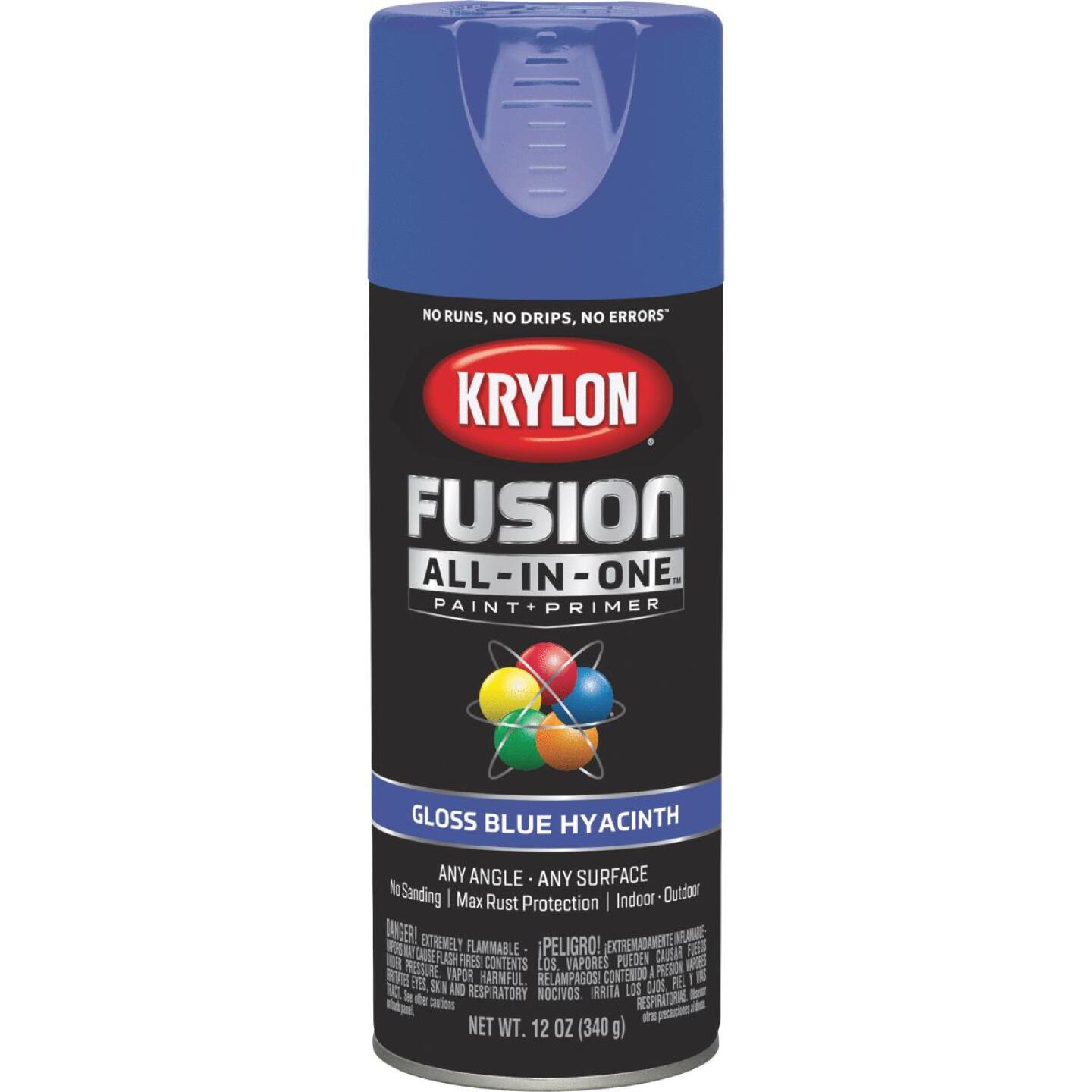 12OZ GLS BLUE HYCNTH SPRAY PAINT