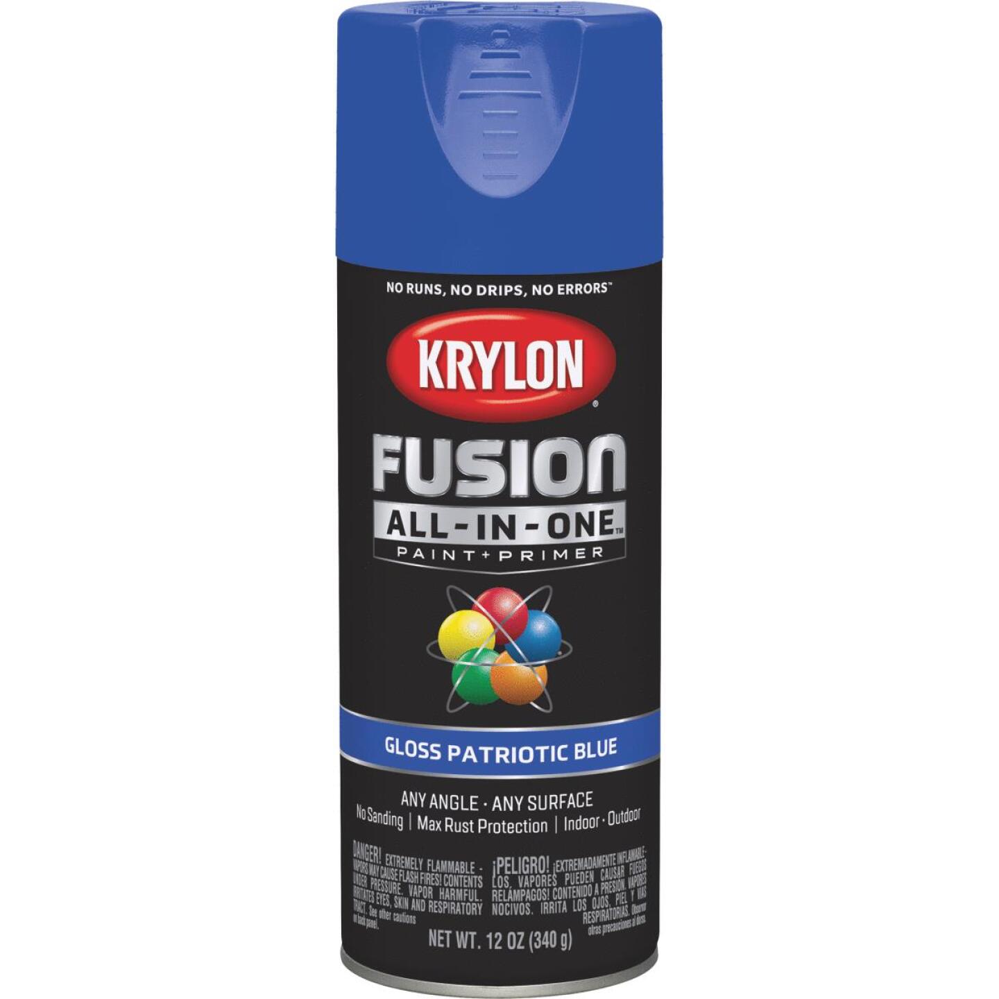 12OZ GLS PAT BLUE SPRAY PAINT