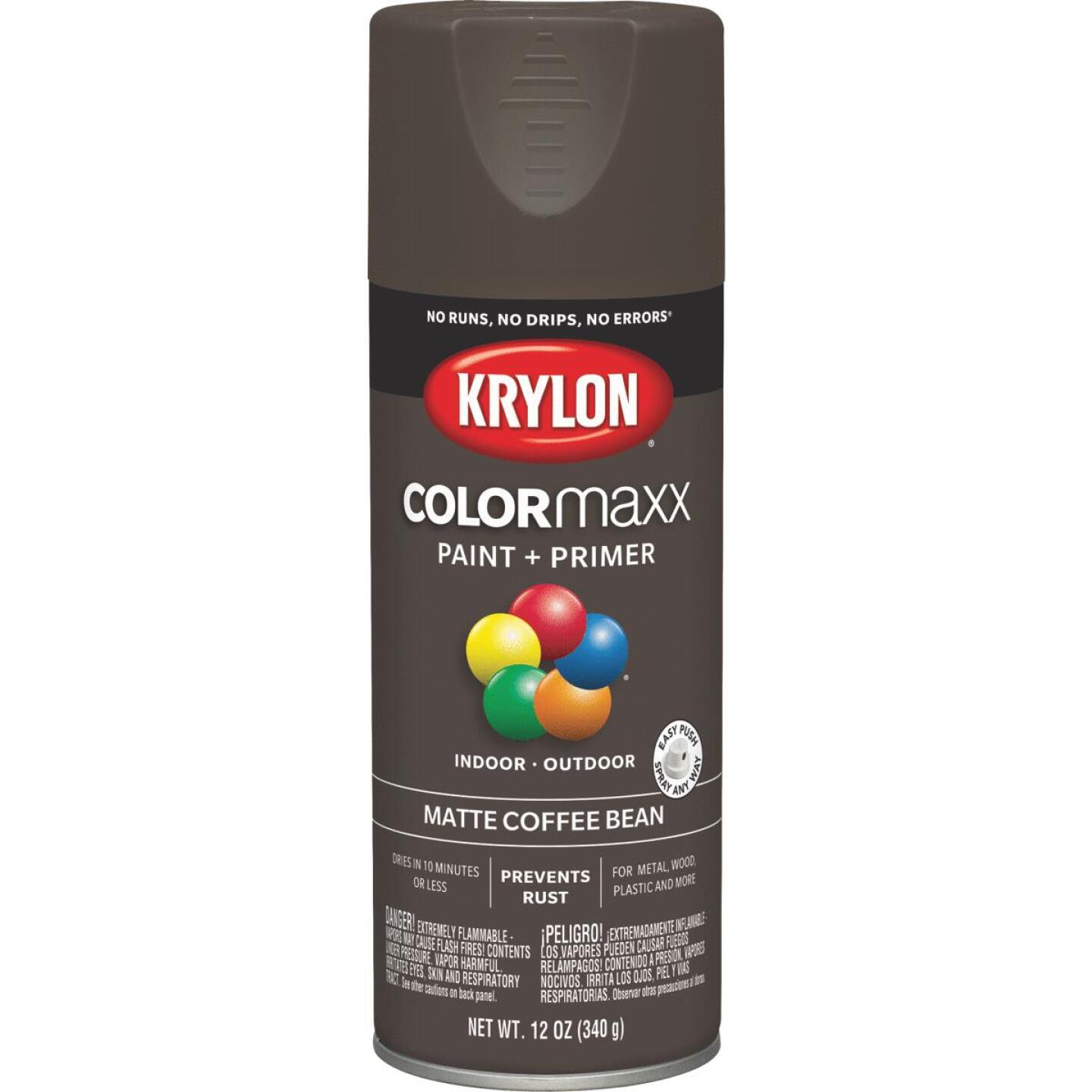12OZ MAT COFFEE BEAN SPRAY PAINT