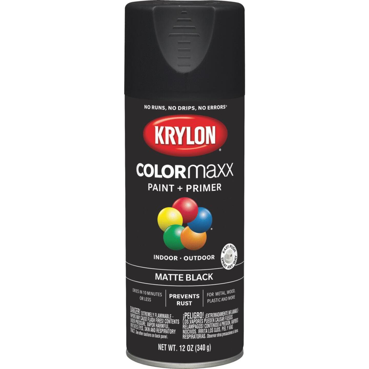 12OZ MATTE BLACK SPRAY PAINT