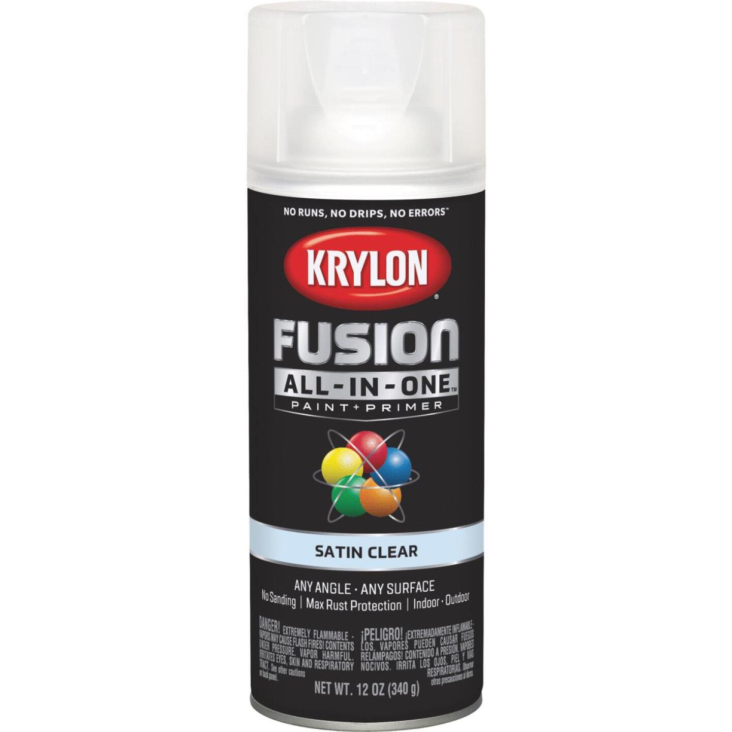 12OZ SATIN CLEAR SPRAY PAINT