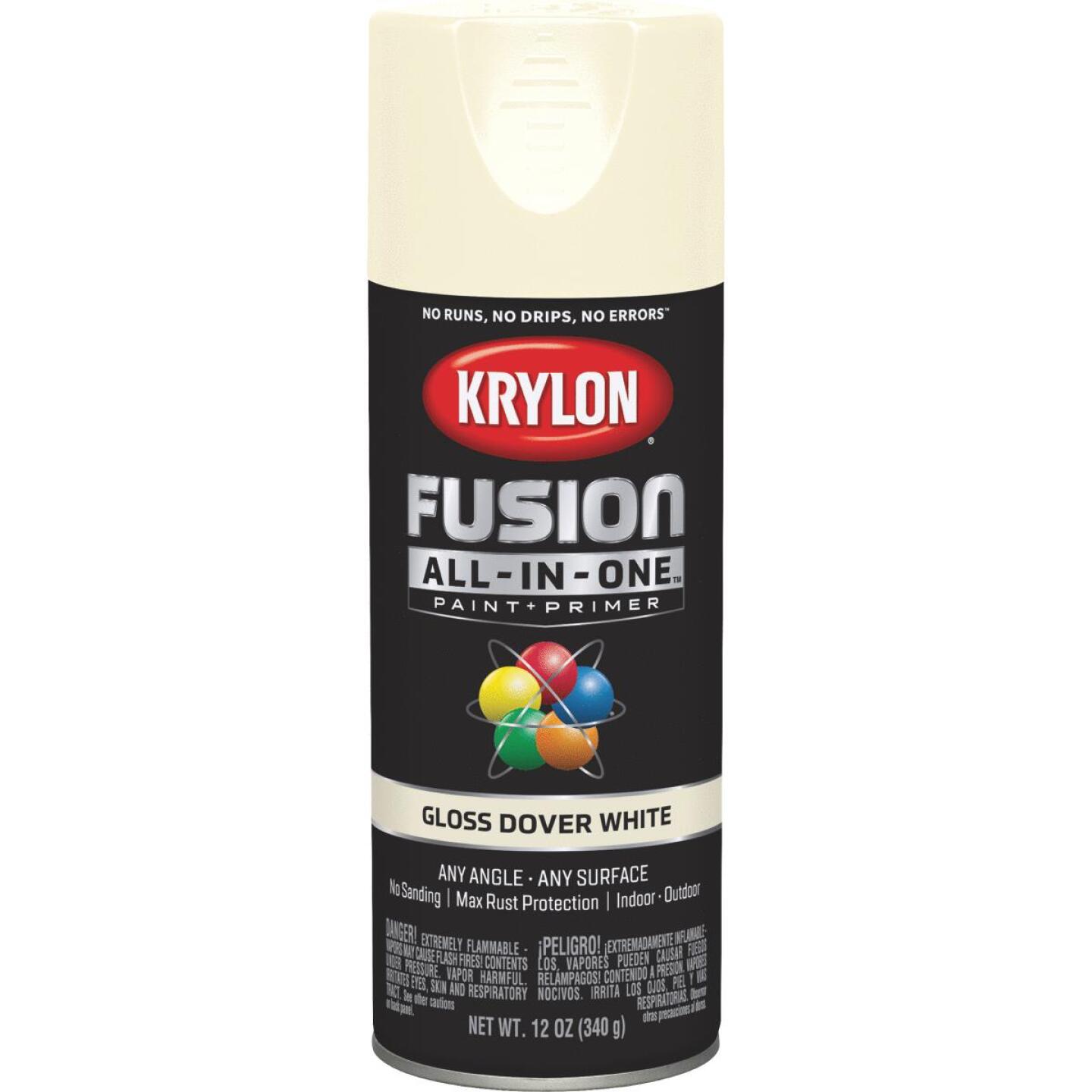 12OZ GLS DOVER WHT SPRAY PAINT