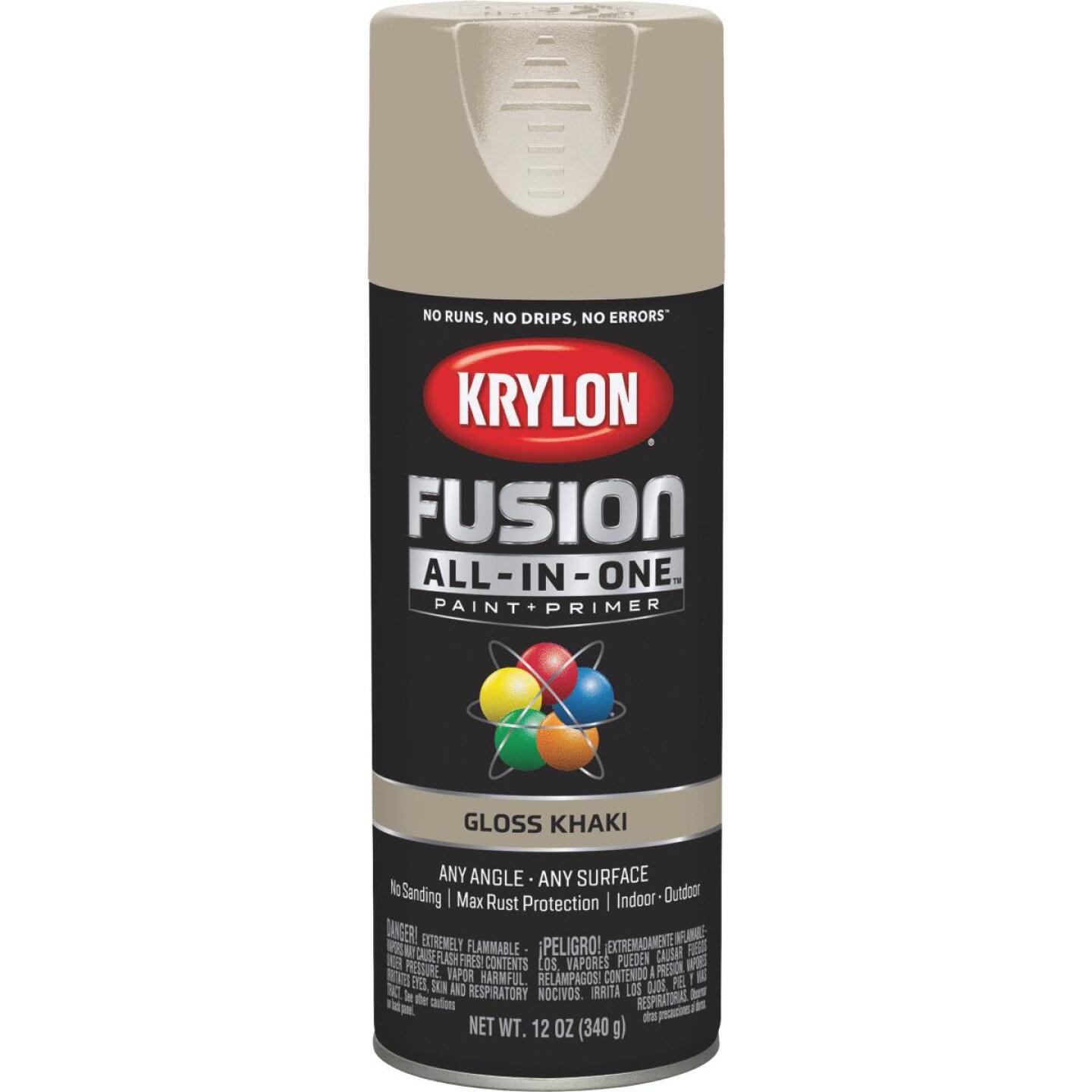 12OZ GLOSS KHAKI SPRAY PAINT