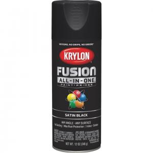 12OZ SATIN BLACK SPRAY PAINT