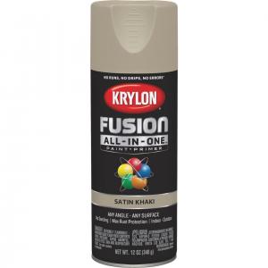 12OZ SATIN KHAKI SPRAY PAINT