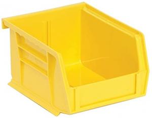 STORAGE BINS RAILS YLW W/HANG